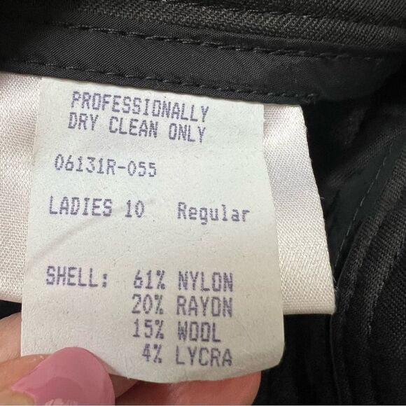 Vintage Schoeller of Switzerland Black Straight Slim Leg Stirrup Ski Snow Pants - Picture 4 of 11